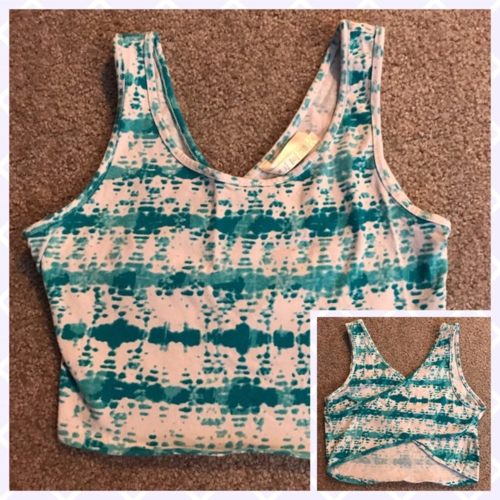 Bozzolo tie-dye Crop Top